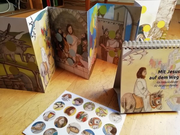 Mit Jesus unterwegs - Ein Fastenkalender für die ganze Familie